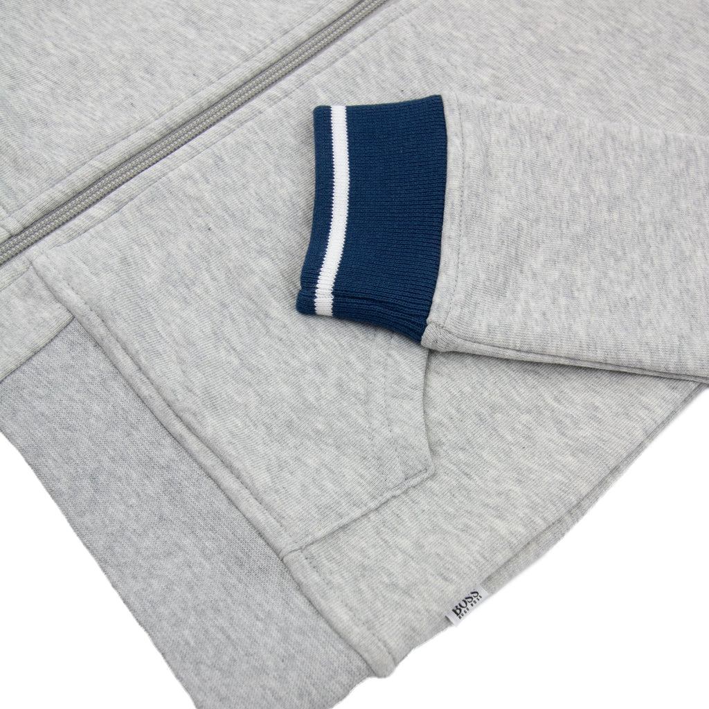Hugo Boss Kids Fleece Hoody Turquoise/Light Grey