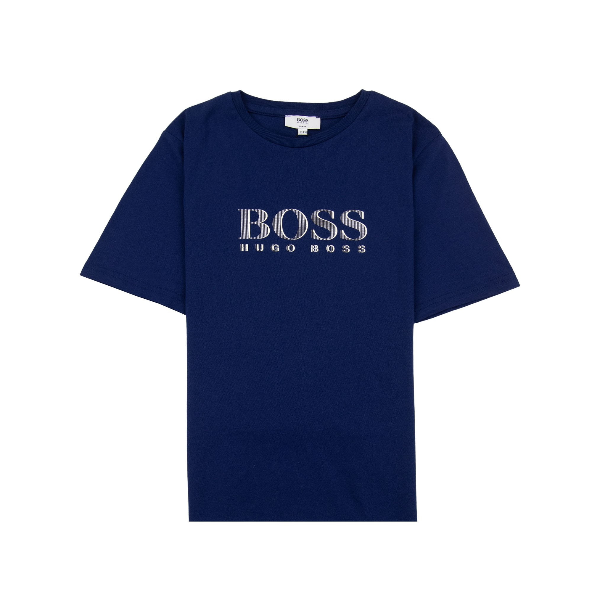 Hugo Boss Kids Boss T/s Big Logo Navy