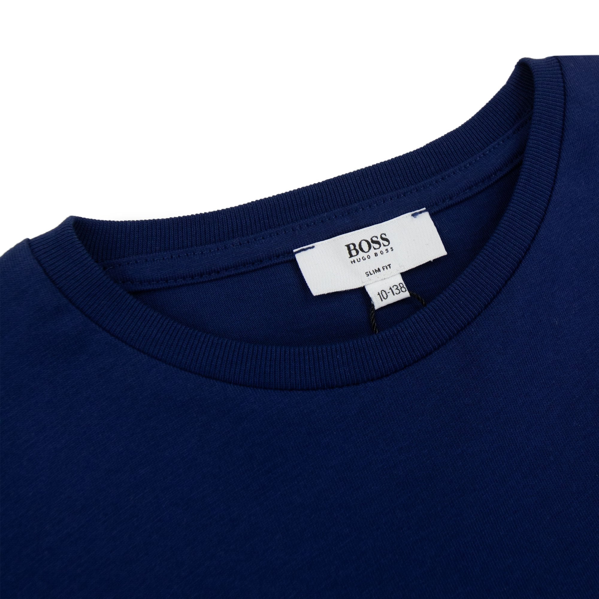 Hugo Boss Kids Boss T/s Big Logo Navy