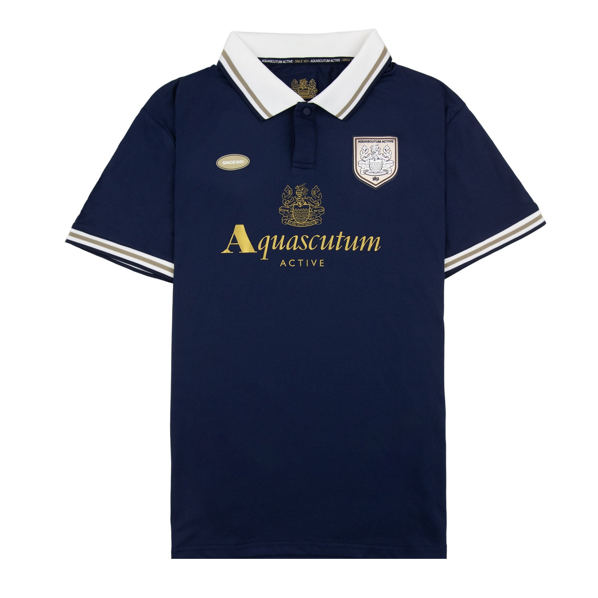 Aquascutum Since 1851 Football Shirt Navy 11