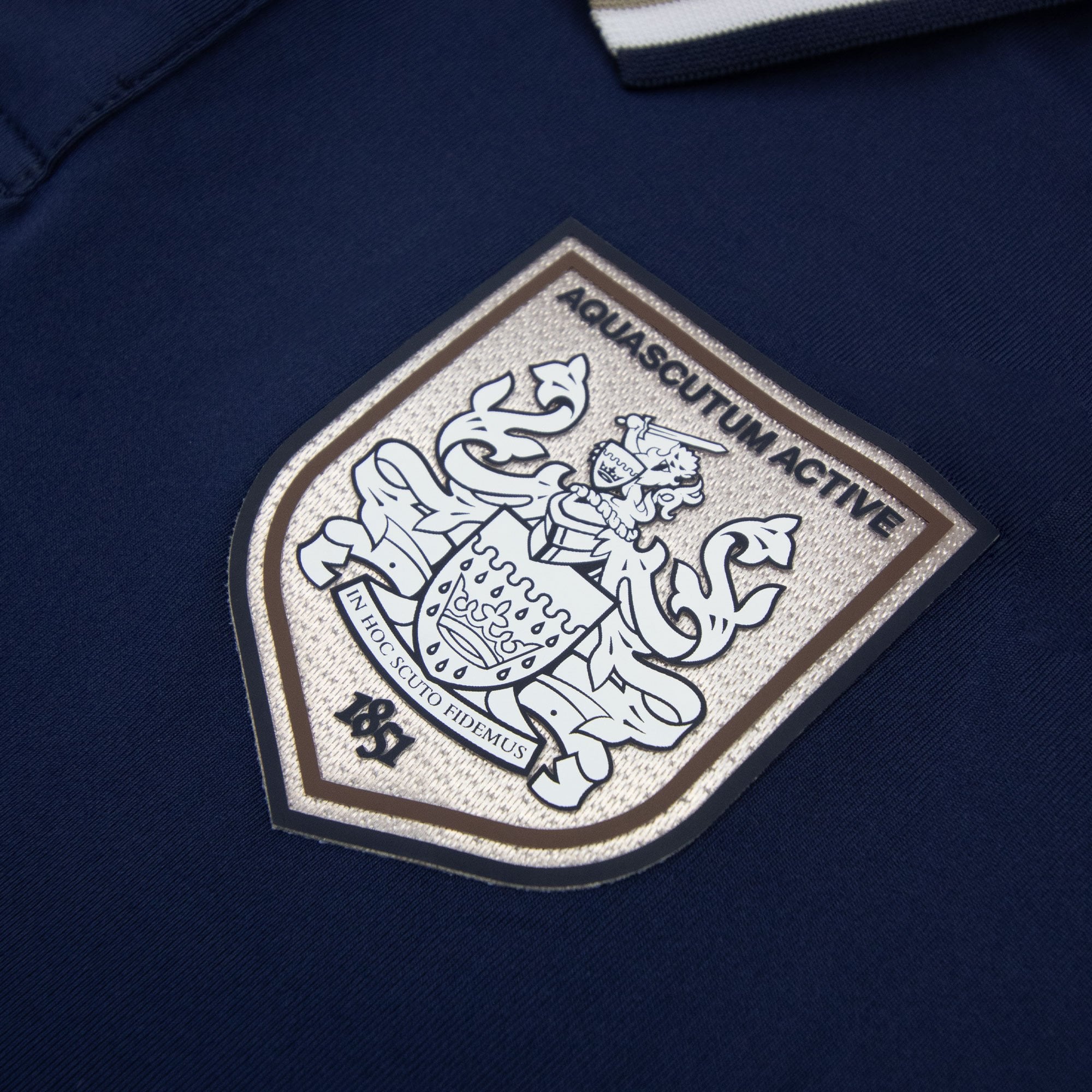 Aquascutum Since 1851 Football Shirt Navy 11