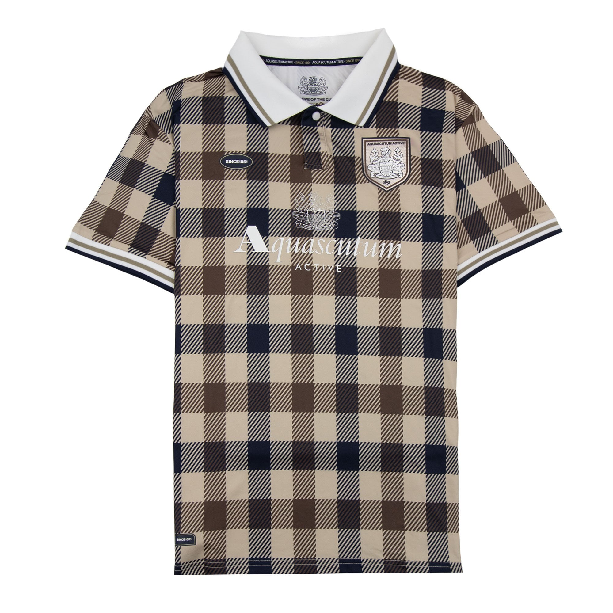 Aquascutum Since 1851 Football Shirt Macro Check 30