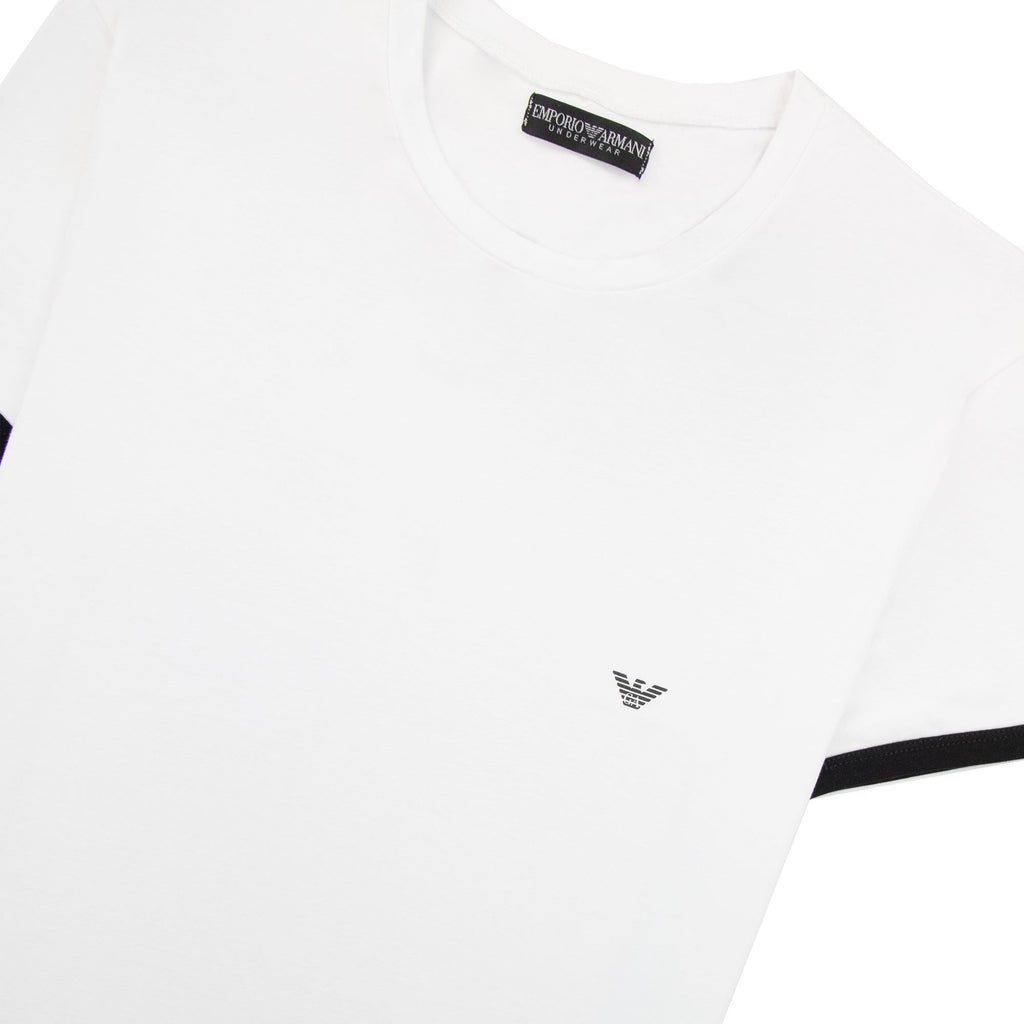 Emporio Armani Camo Eagle Ea Tee White/black