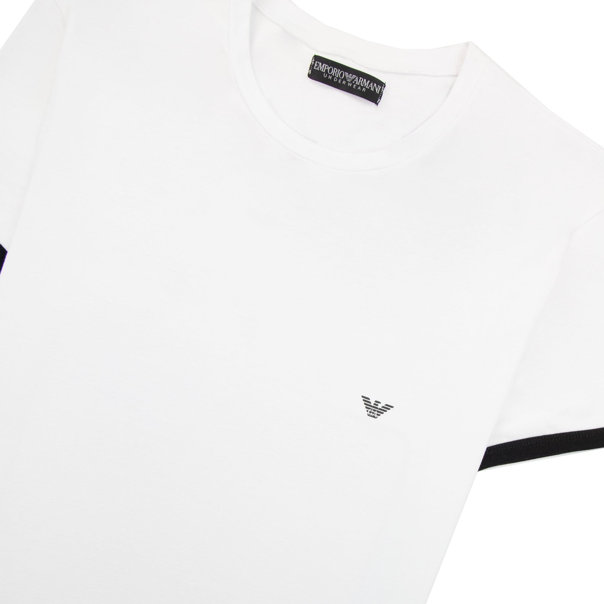Emporio Armani Camo Eagle Ea Tee White/black