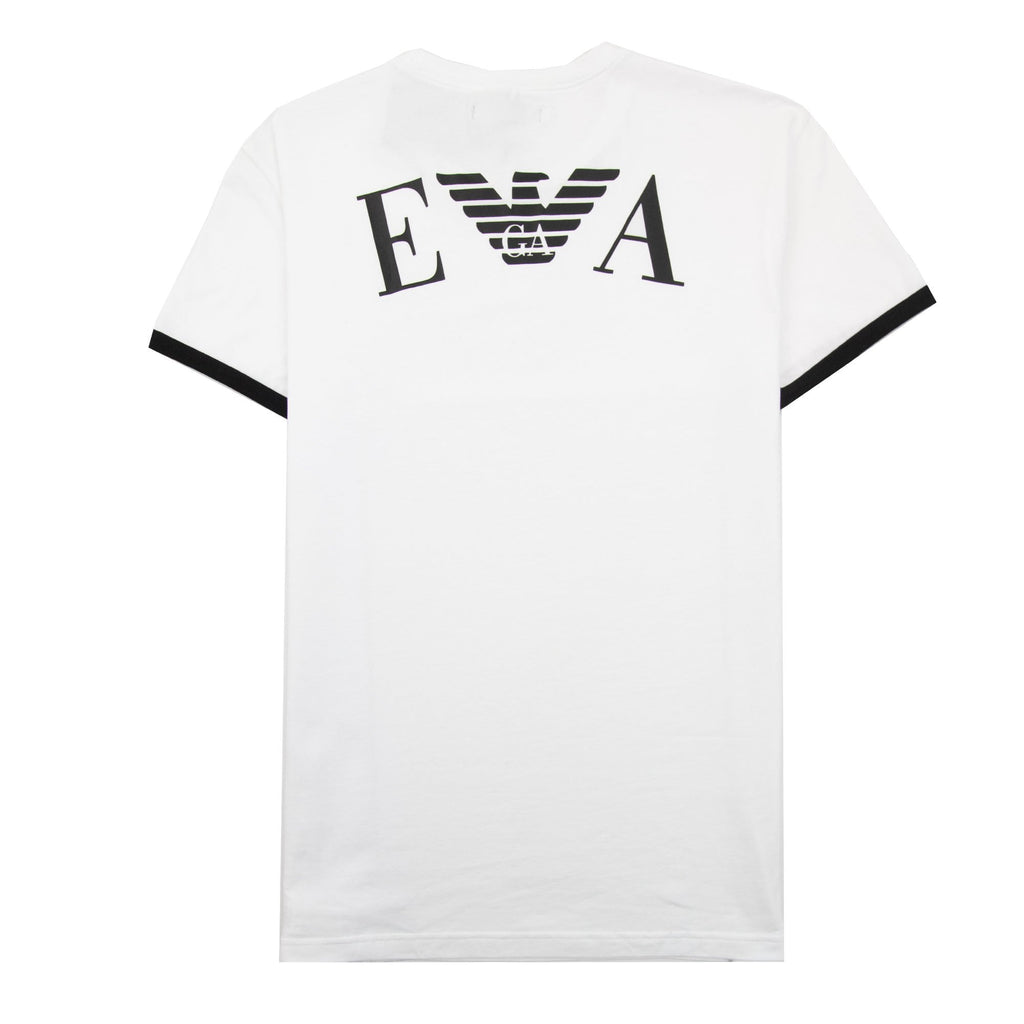 Emporio Armani Camo Eagle Ea Tee White/black