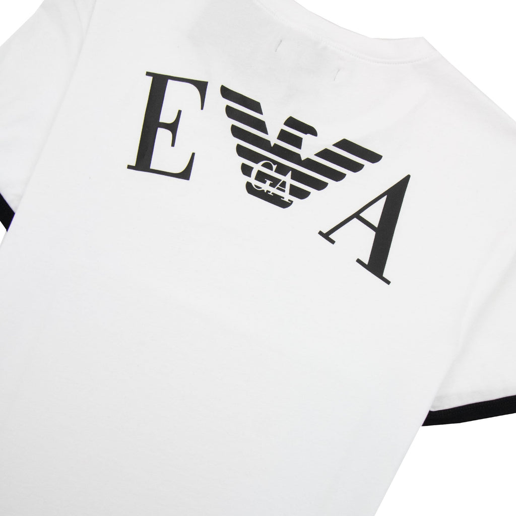 Emporio Armani Camo Eagle Ea Tee White/black