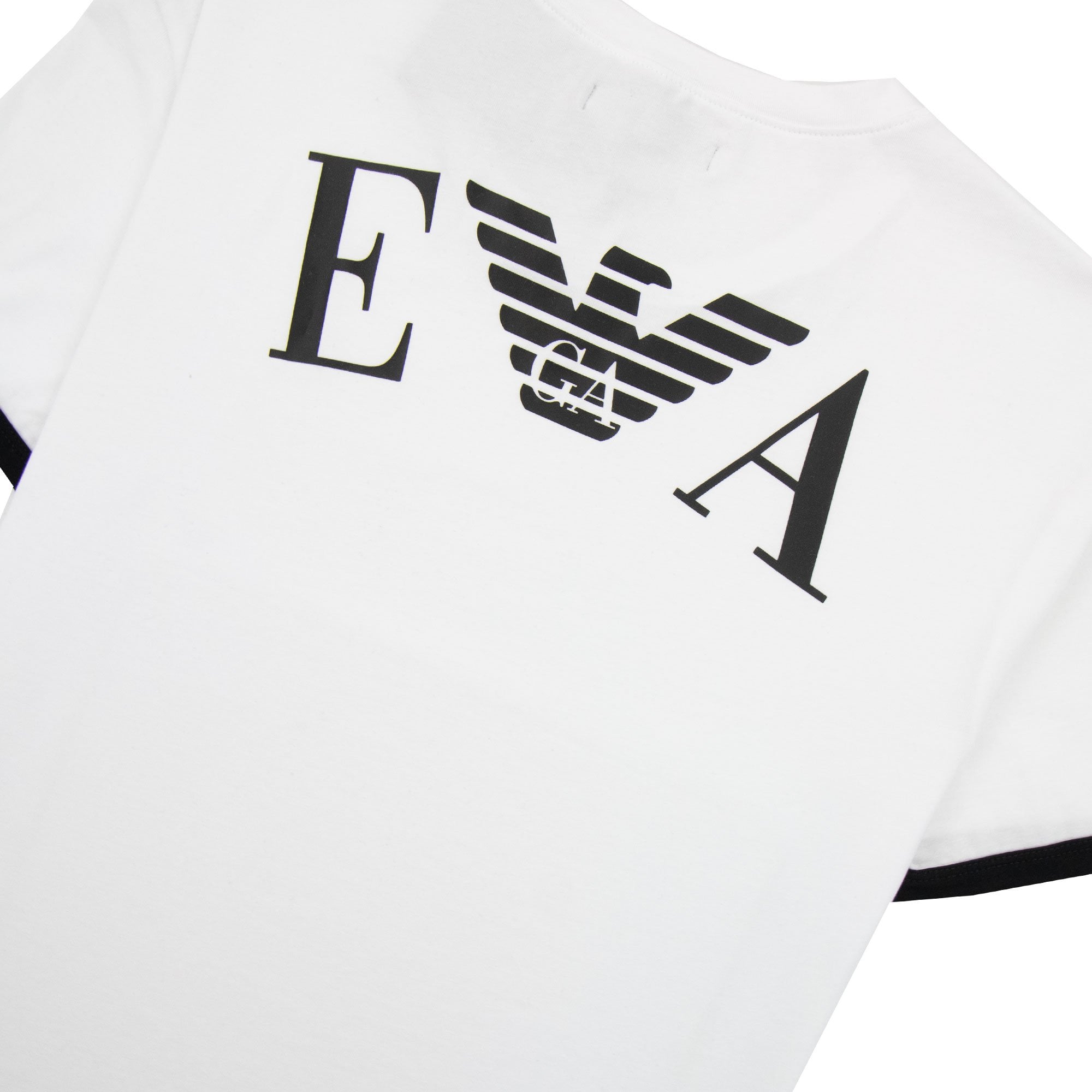 Emporio Armani Camo Eagle Ea Tee White/black