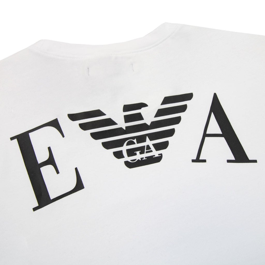 Emporio Armani Camo Eagle Ea Tee White/black