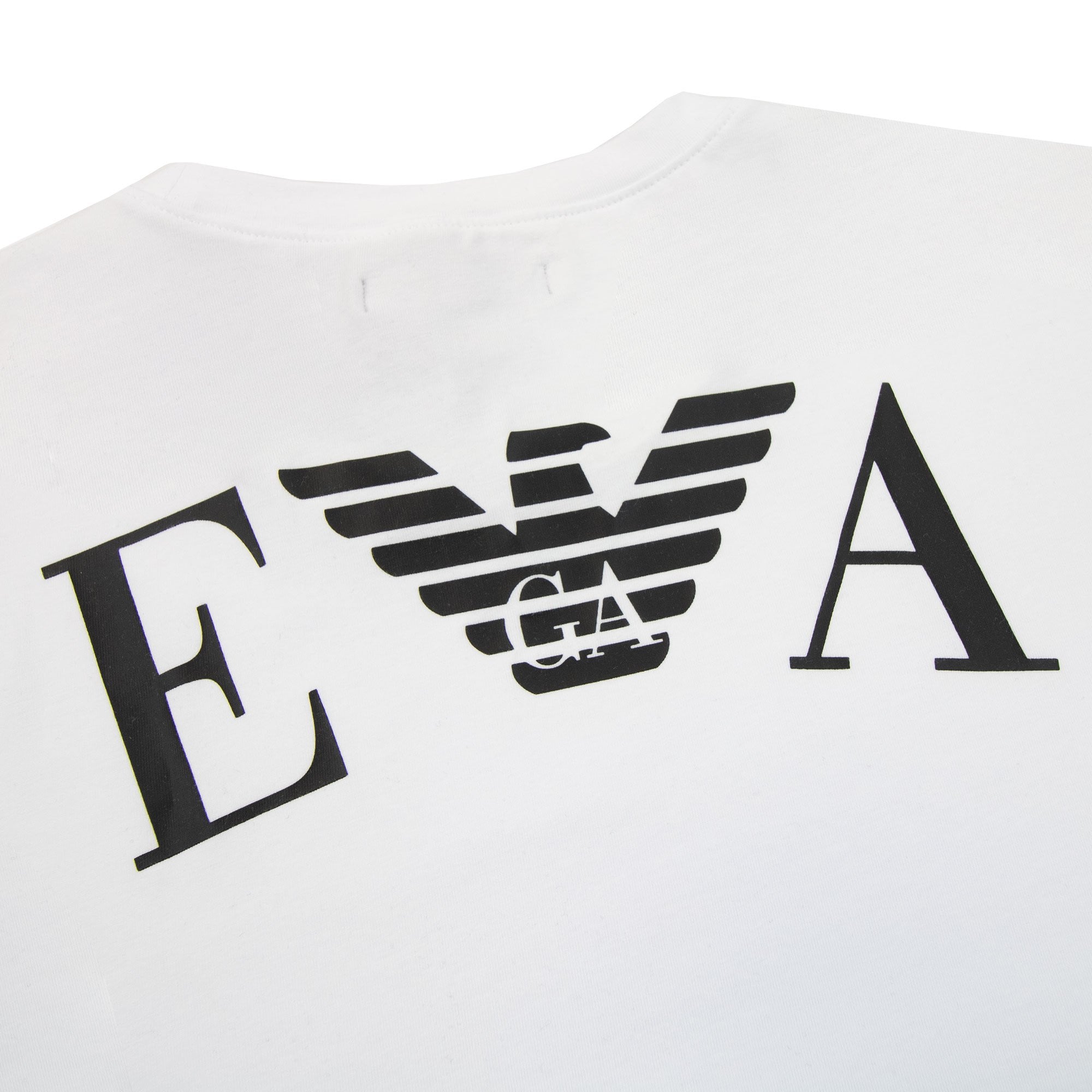 Emporio Armani Camo Eagle Ea Tee White/black