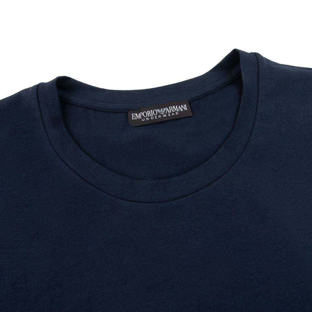 Emporio Armani Logo Stretch Underwear T Shirt Marine