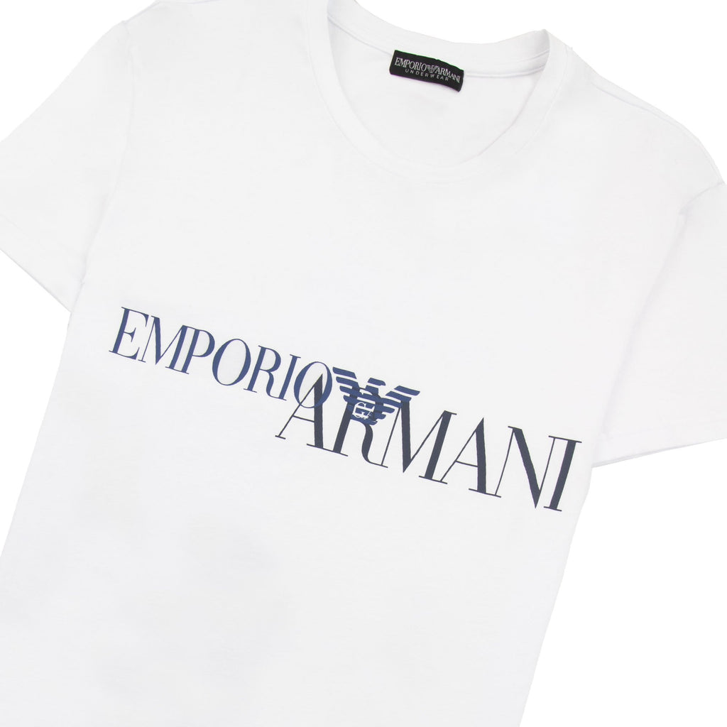 Emporio Armani Logo Stretch Underwear T Shirt White