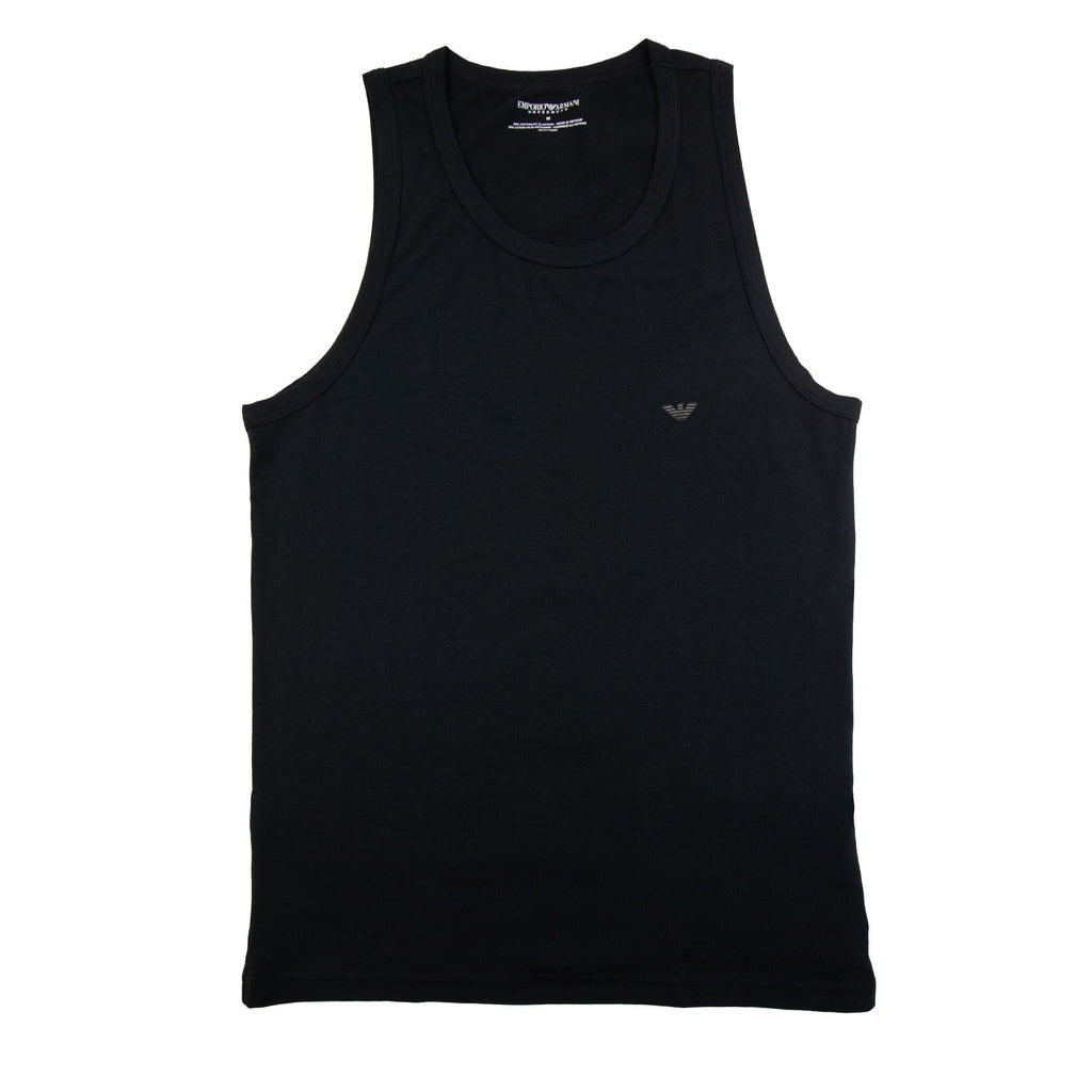 Emporio Armani Logo Tank Top Black 001