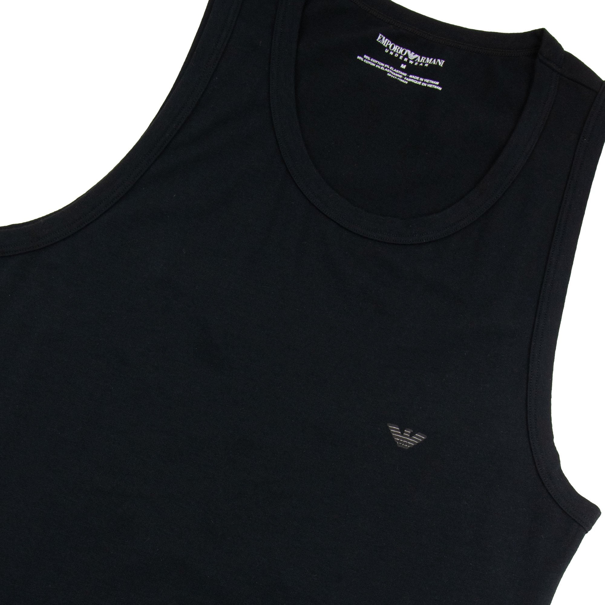 Emporio Armani Logo Tank Top Black 001