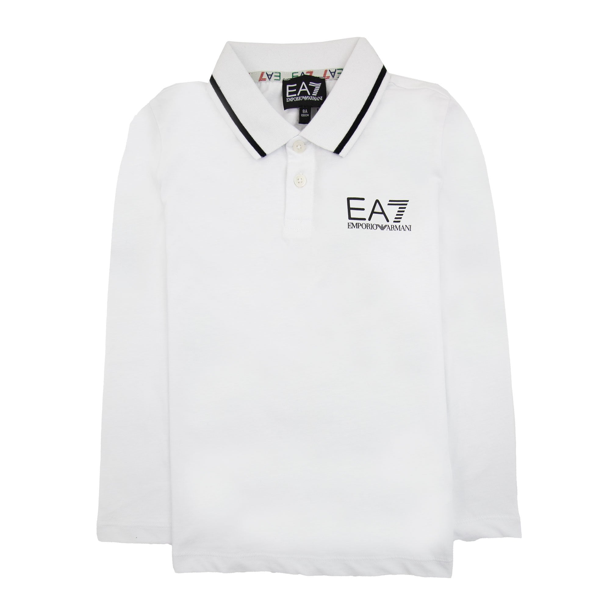 Ea7 L/s Polo White
