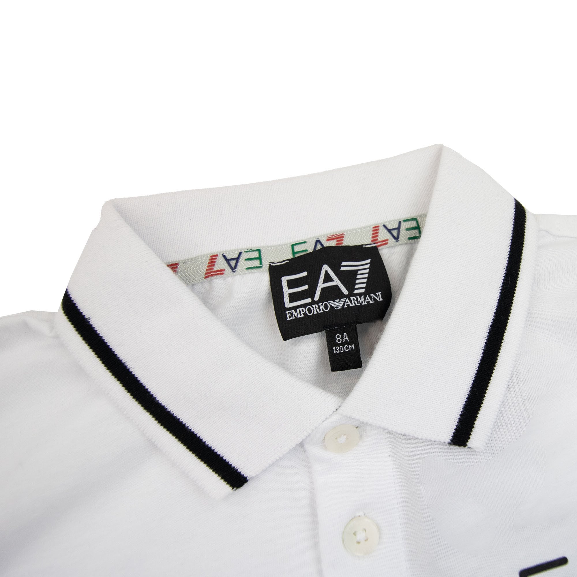 Ea7 L/s Polo White