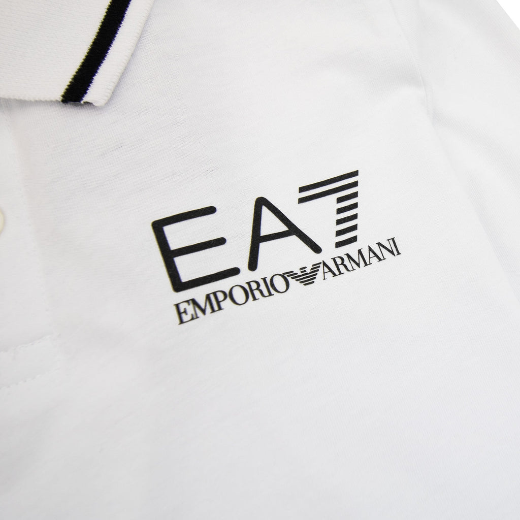 Ea7 L/s Polo White