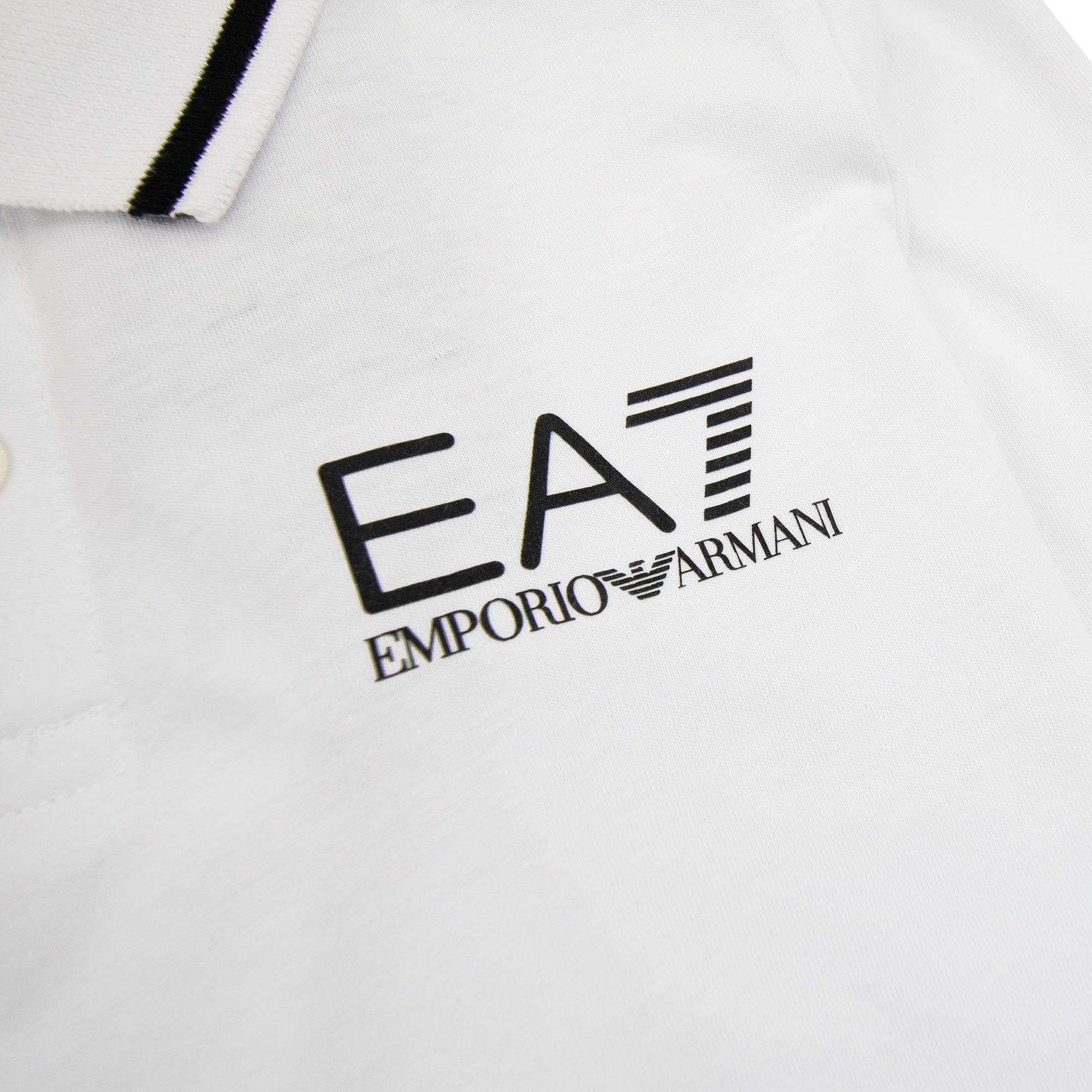 Ea7 L/s Polo White