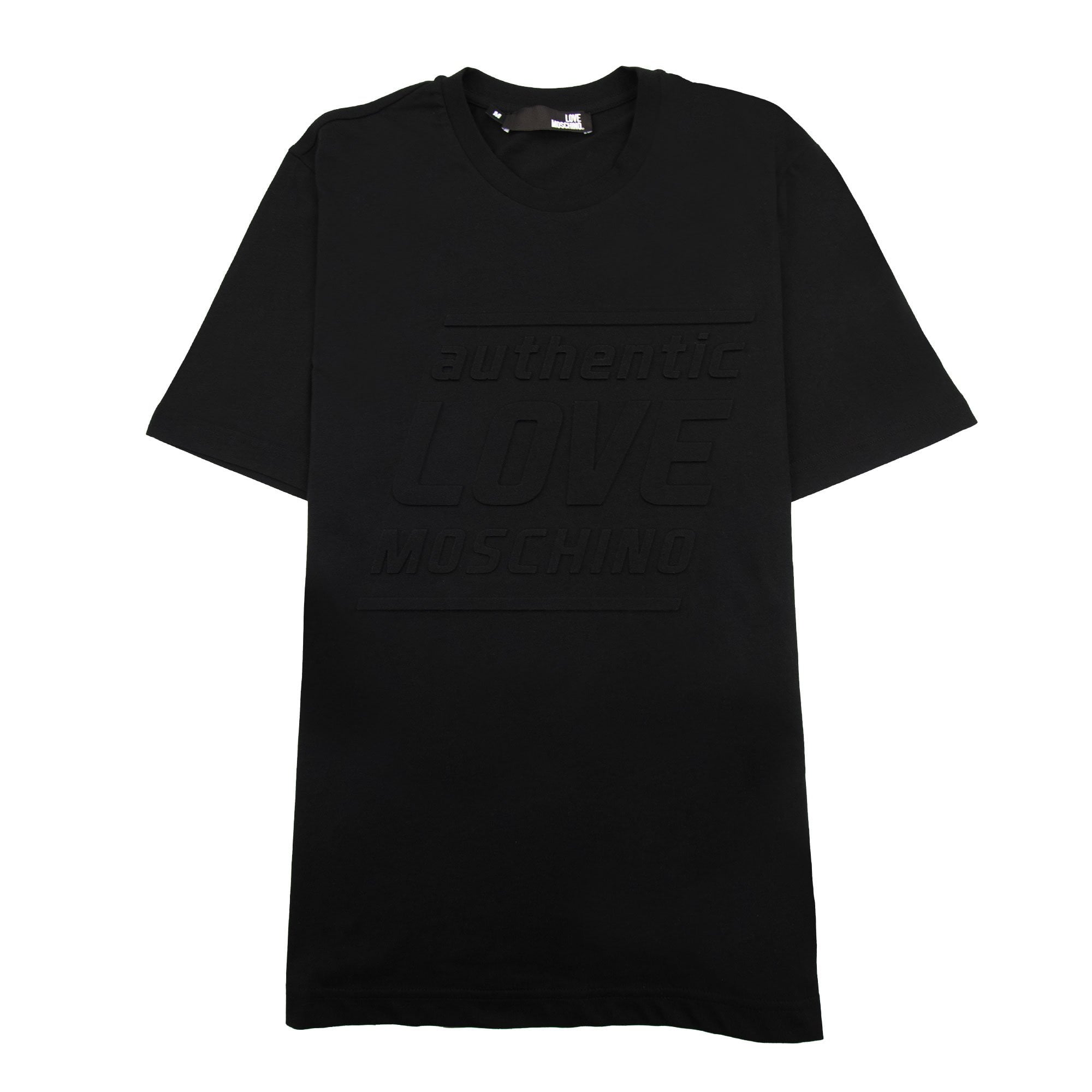 Love Moschino Authentic 3d Print T Shirt Black MX1