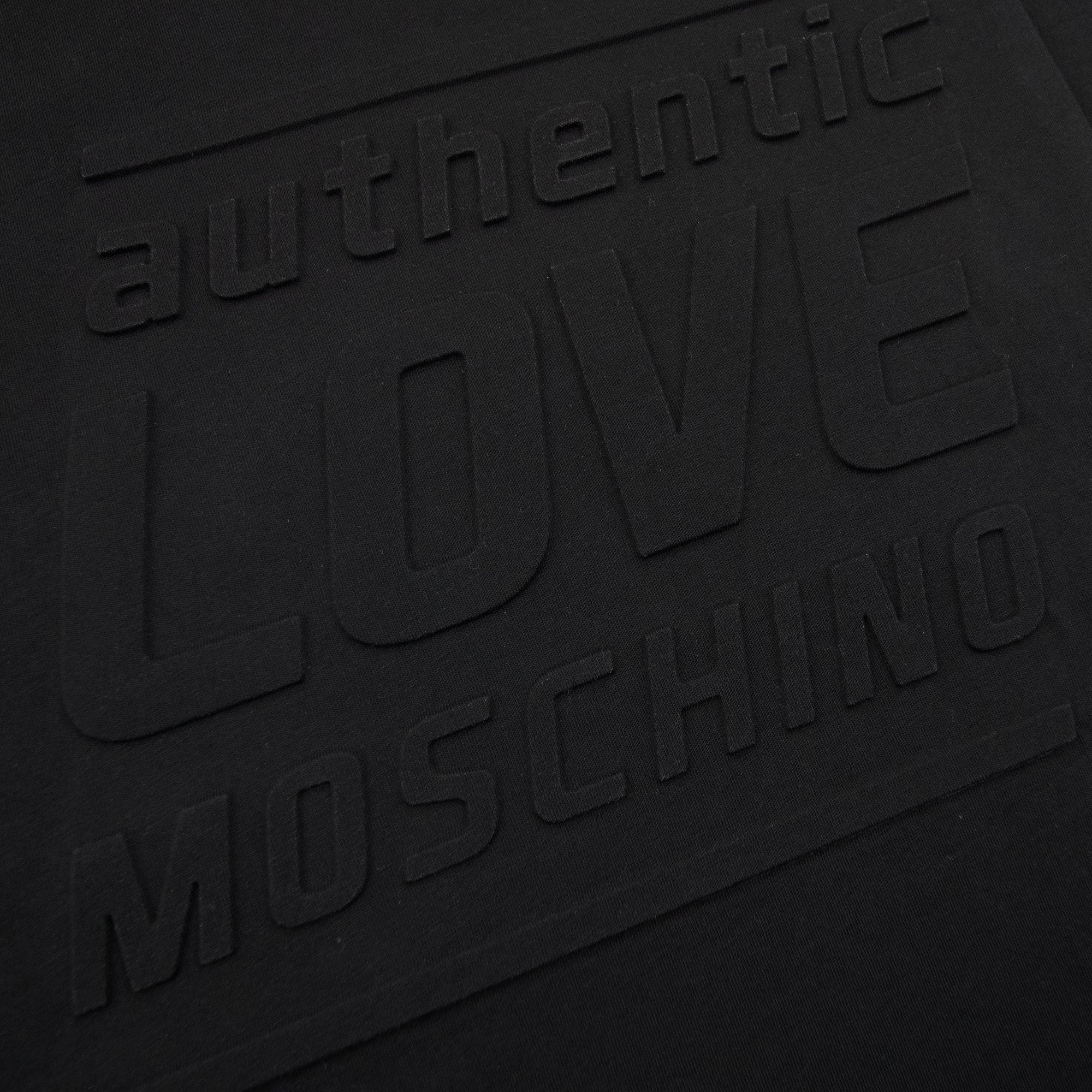 Love Moschino Authentic 3d Print T Shirt Black MX1