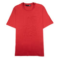 Love Moschino Embossed Logo T Shirt Red