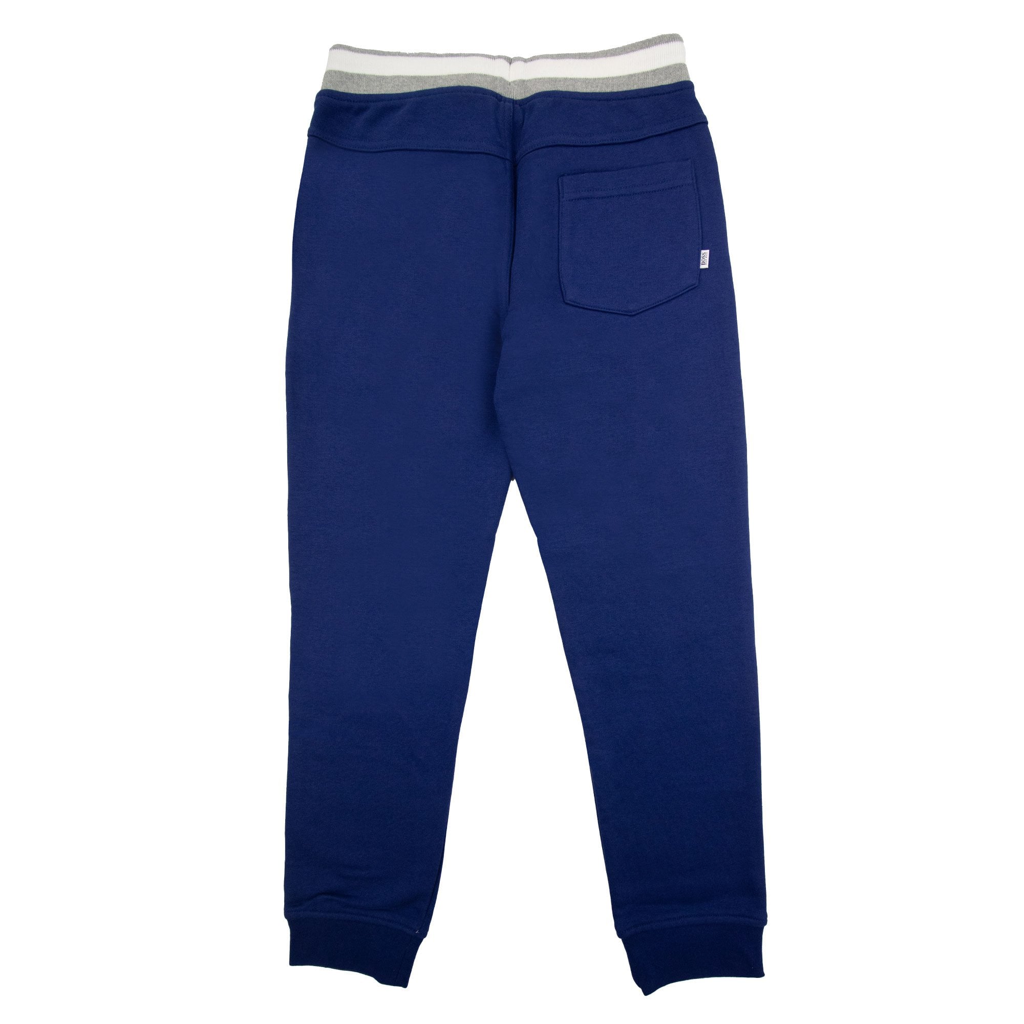 Hugo Boss Kids Fleece Bottoms Leg Sign Electric Blue/grey APR4