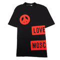 Love Moschino Logo Patch T Shirt Black