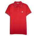 Moncler Maglia Polo Manica Corta Red 455
