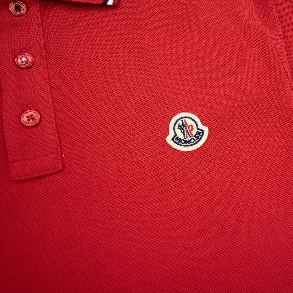 Moncler Maglia Polo Manica Corta Red 455