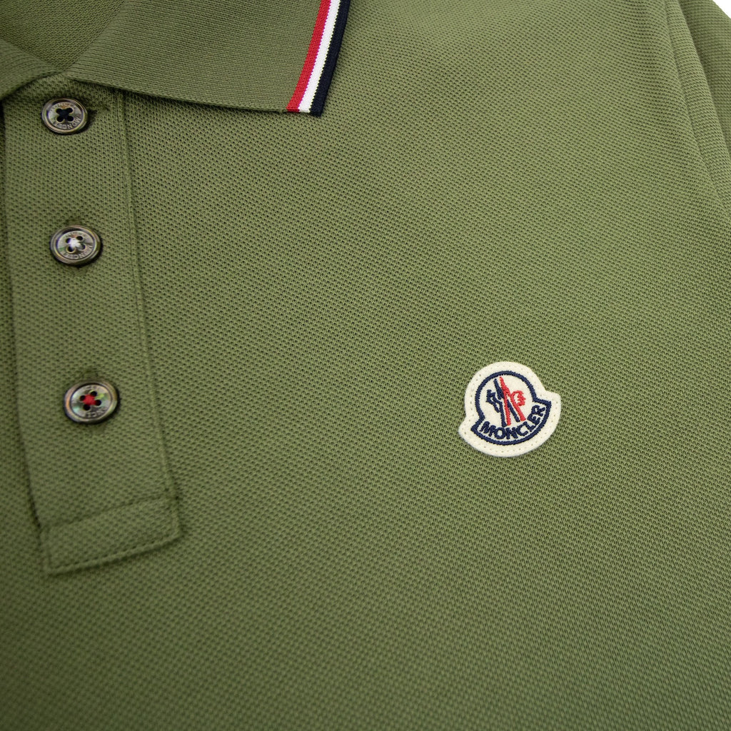 Moncler Maglia Polo Manica Corta Green 816