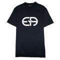 Emporio Armani Ea Logo Oversized T Shirt Blue Navy