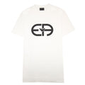 Emporio Armani Ea Logo Oversized T Shirt White