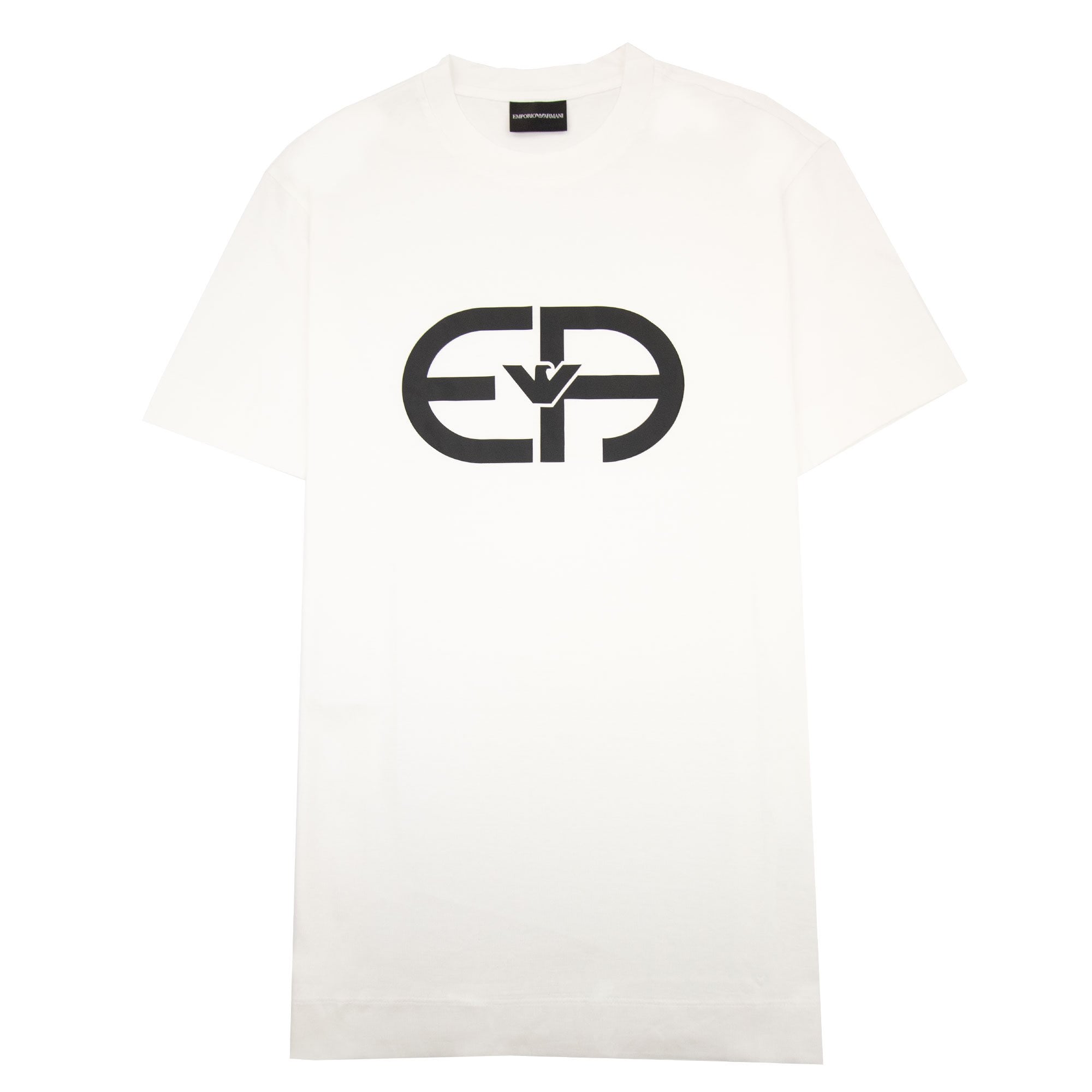 Emporio Armani Ea Logo Oversized T Shirt White