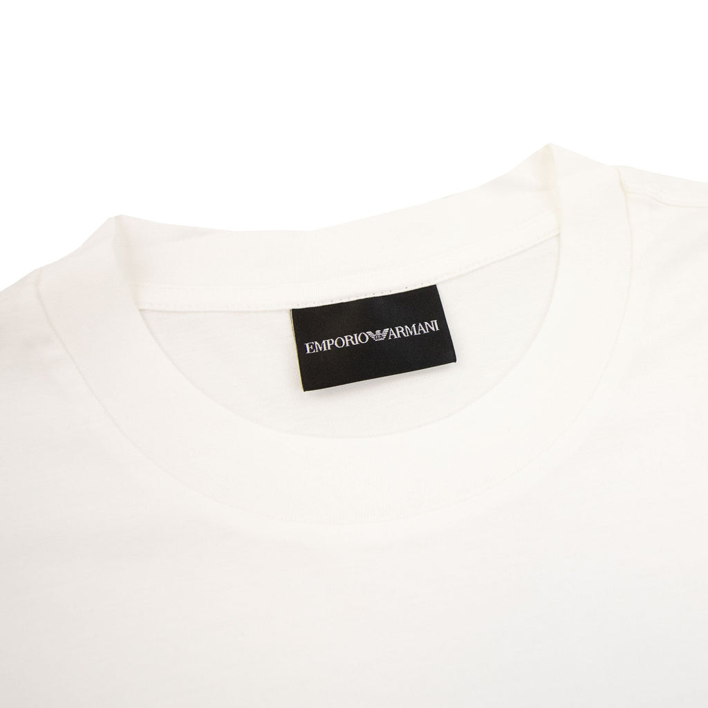 Emporio Armani Ea Logo Oversized T Shirt White