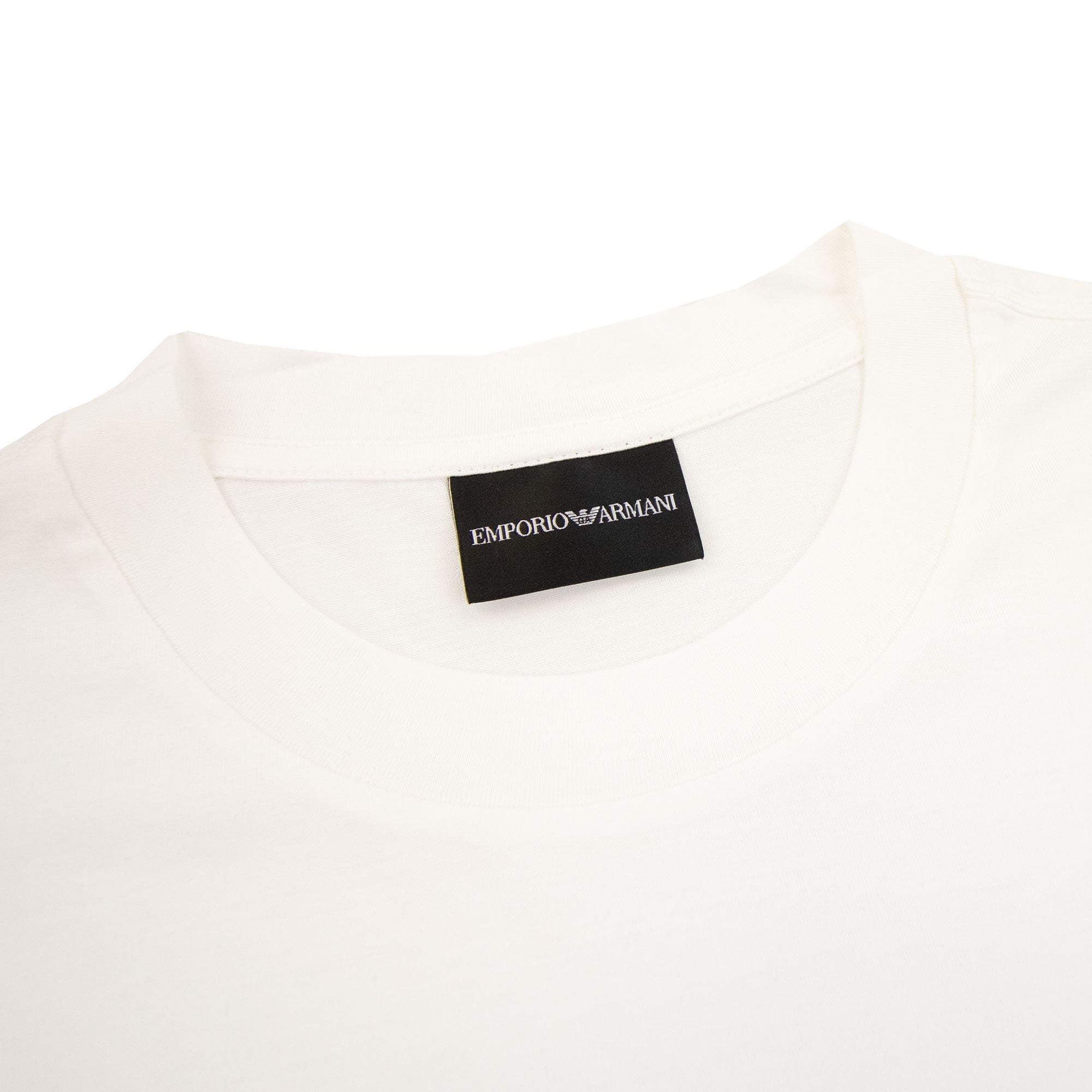 Emporio Armani Ea Logo Oversized T Shirt White