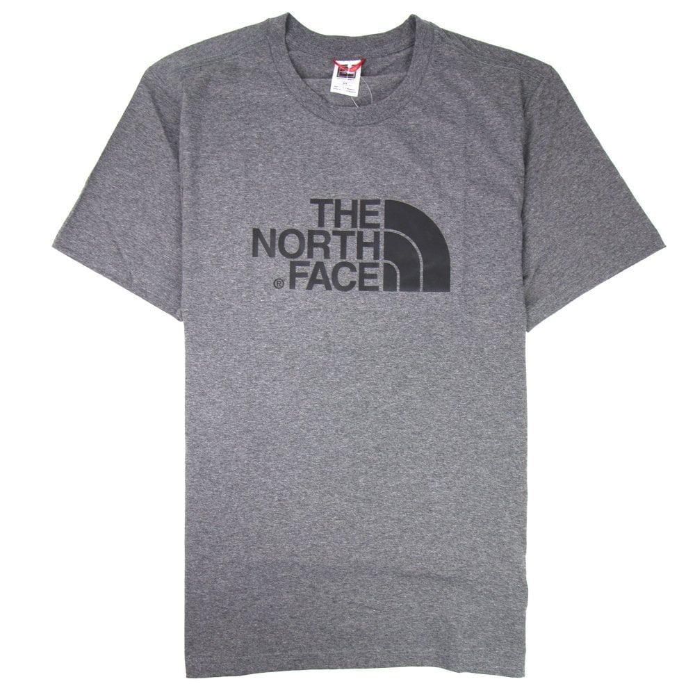 The North Face Chest Logo T Shirt Dark Grey