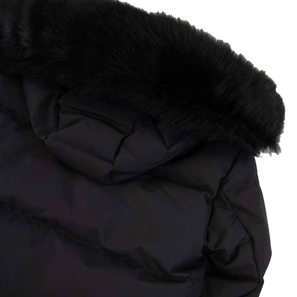 Moose Knuckles Cloud Shearling 3q Jacket Blk W/blk 305