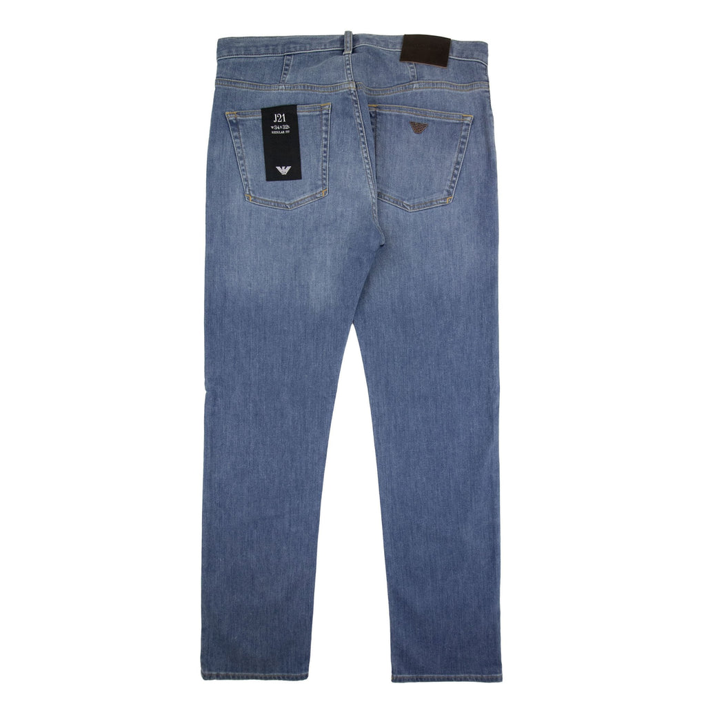 Emporio Armani J21 Regular Fit Denim Jeans Denim Blue 0943
