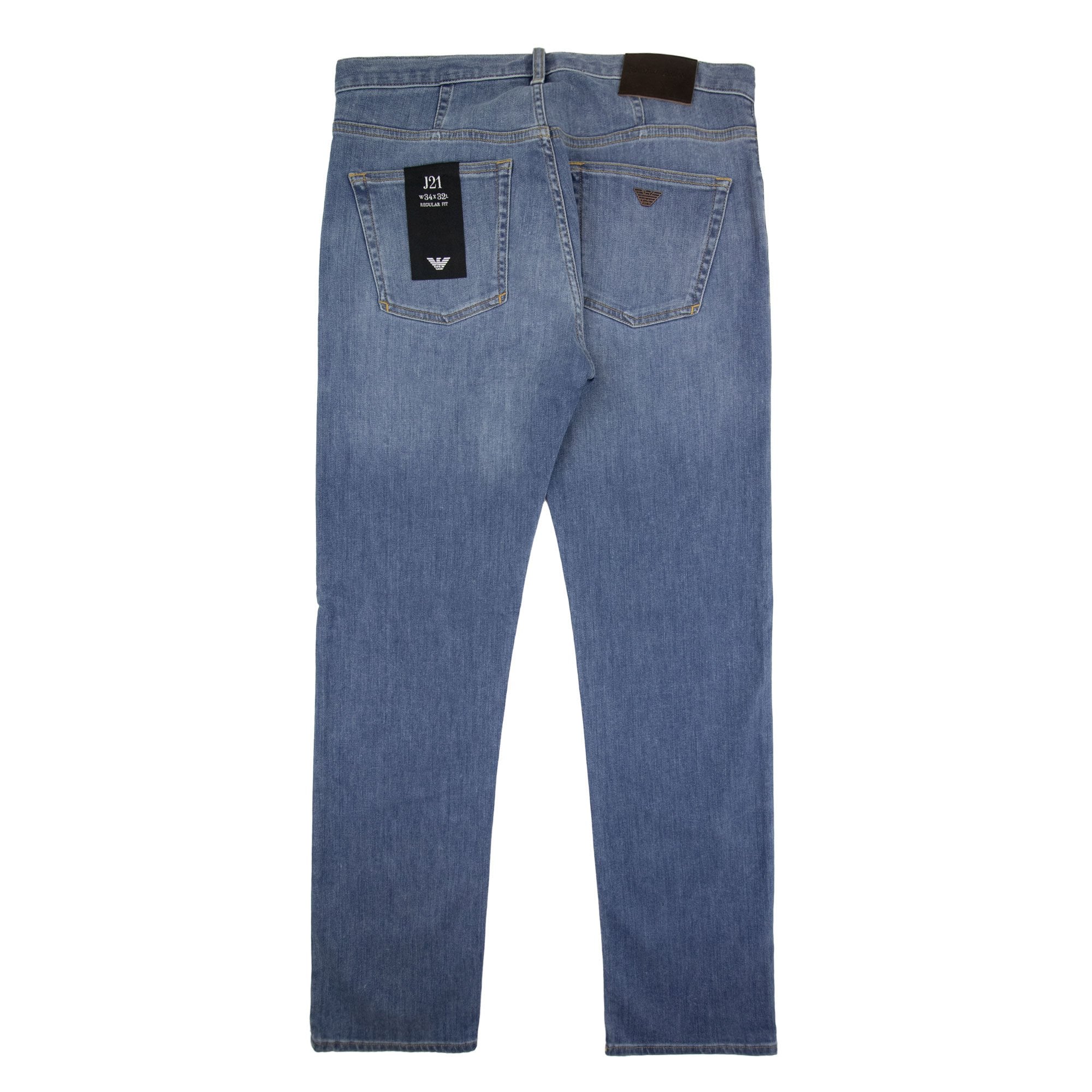 Emporio Armani J21 Regular Fit Denim Jeans Denim Blue 0943
