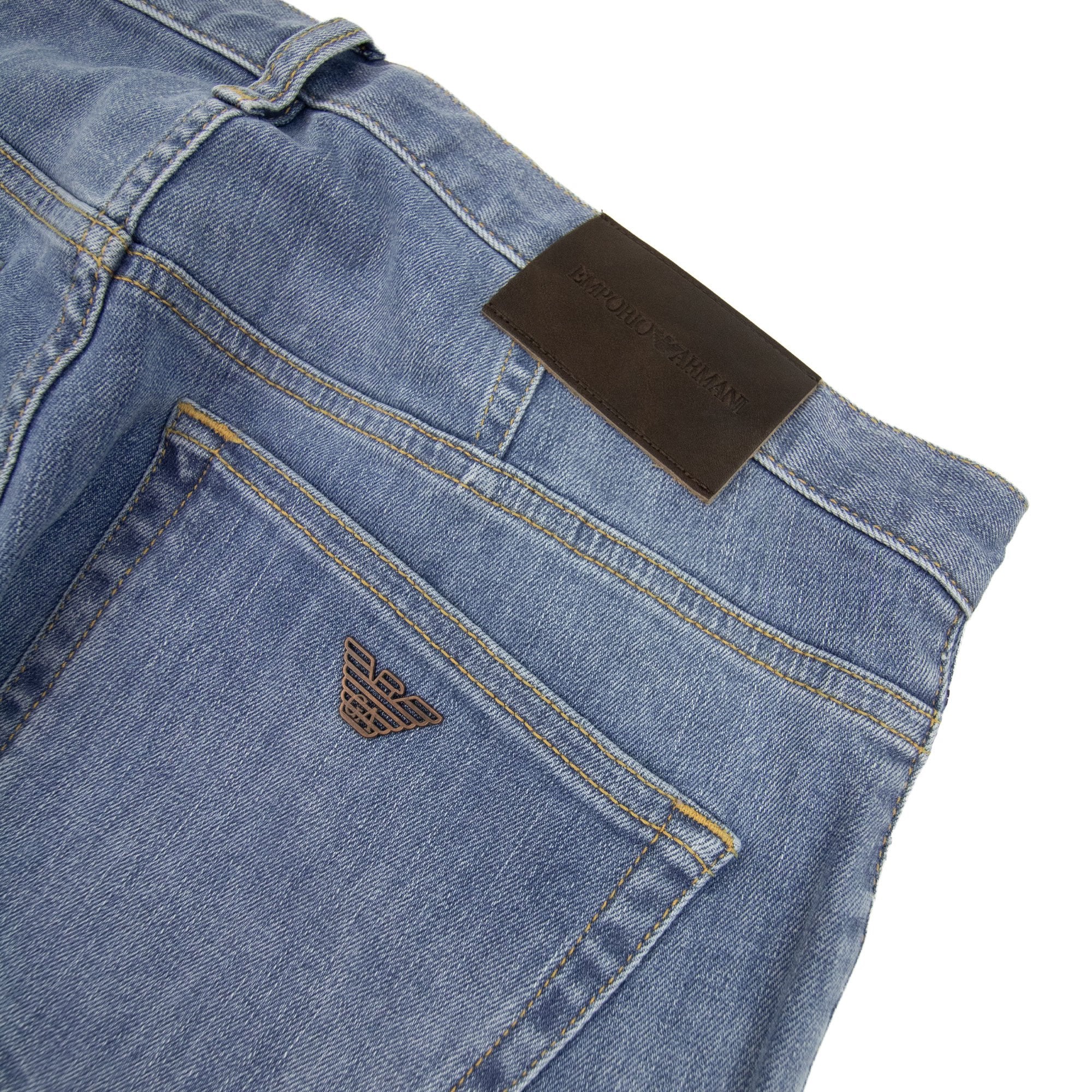 Emporio Armani J21 Regular Fit Denim Jeans Denim Blue 0943