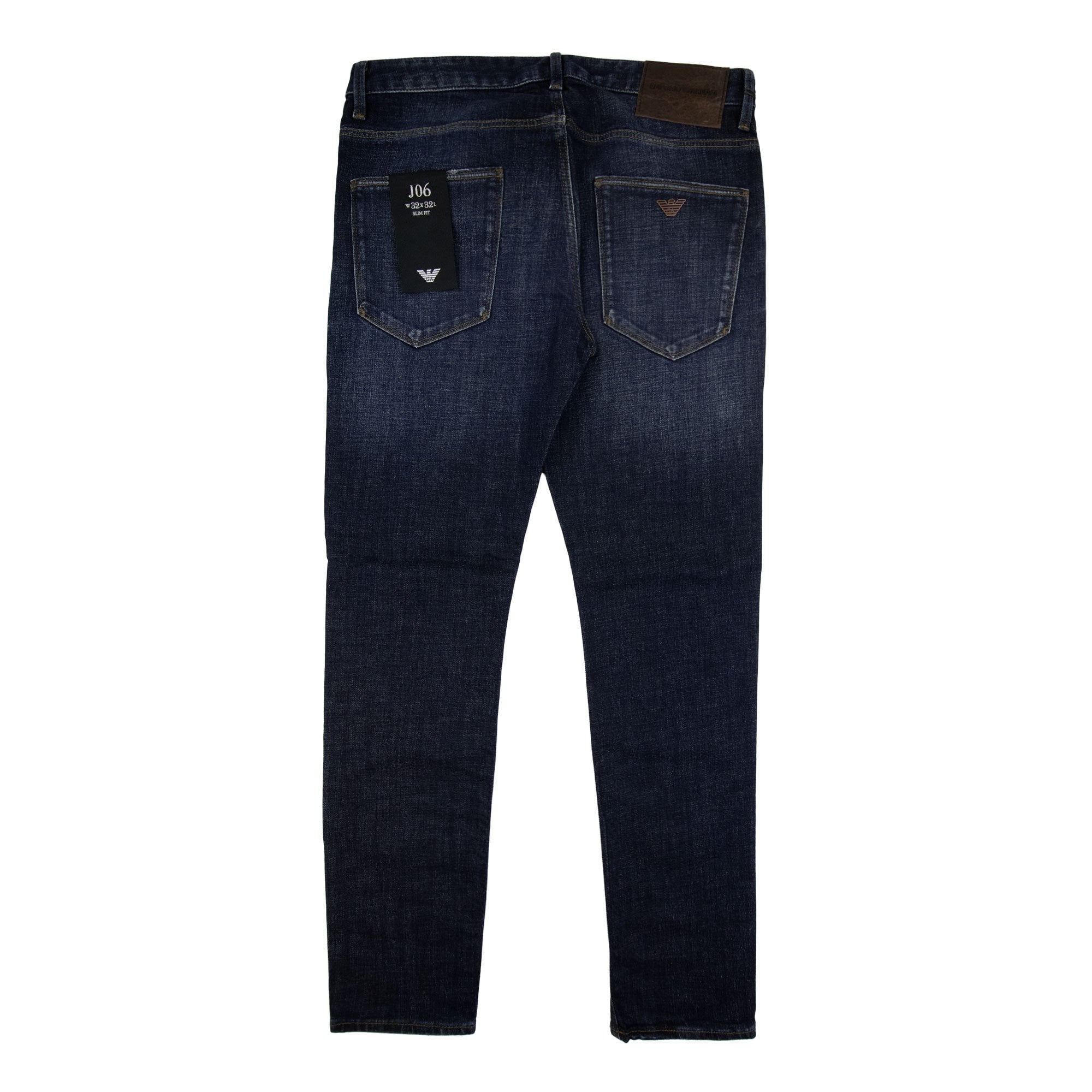 Emporio Armani J06 5 Pocket Rip Jeans Denim Blue 0941