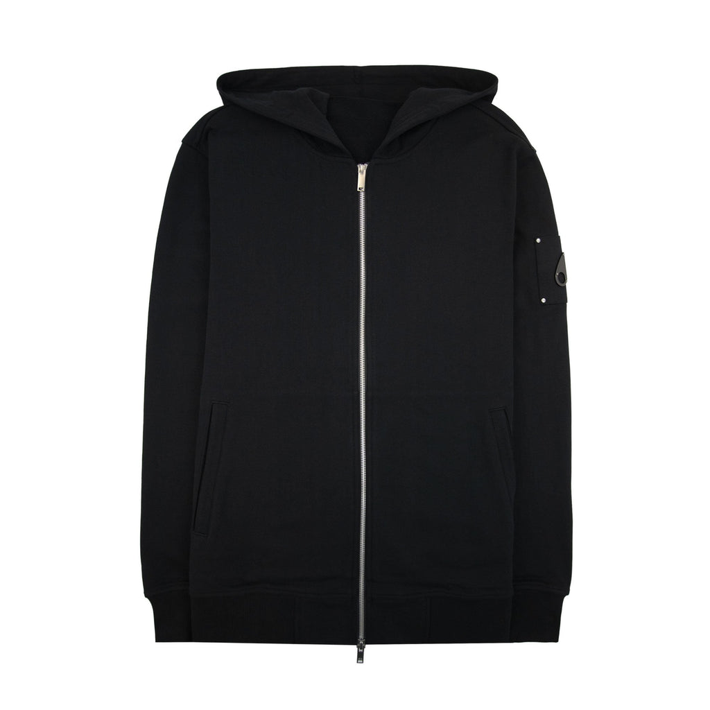 Moose Knuckles Hartsfield Zip Up Hoodie Black 292