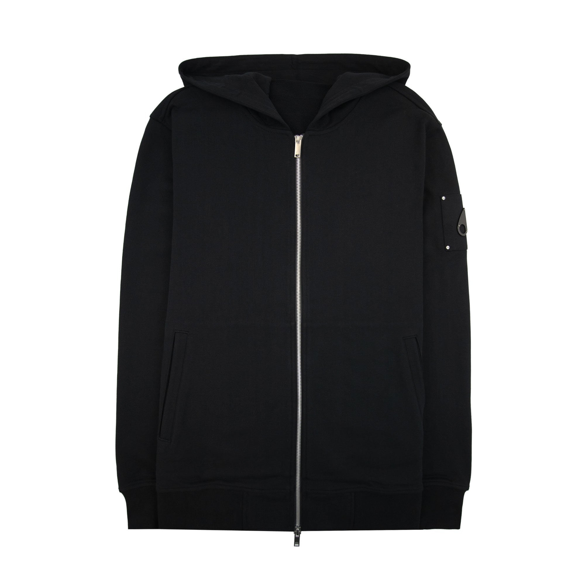 Moose Knuckles Hartsfield Zip Up Hoodie Black 292