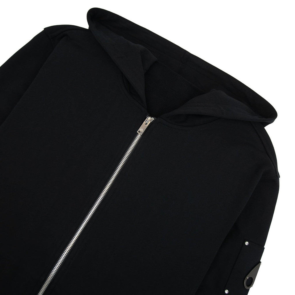 Moose Knuckles Hartsfield Zip Up Hoodie Black 292