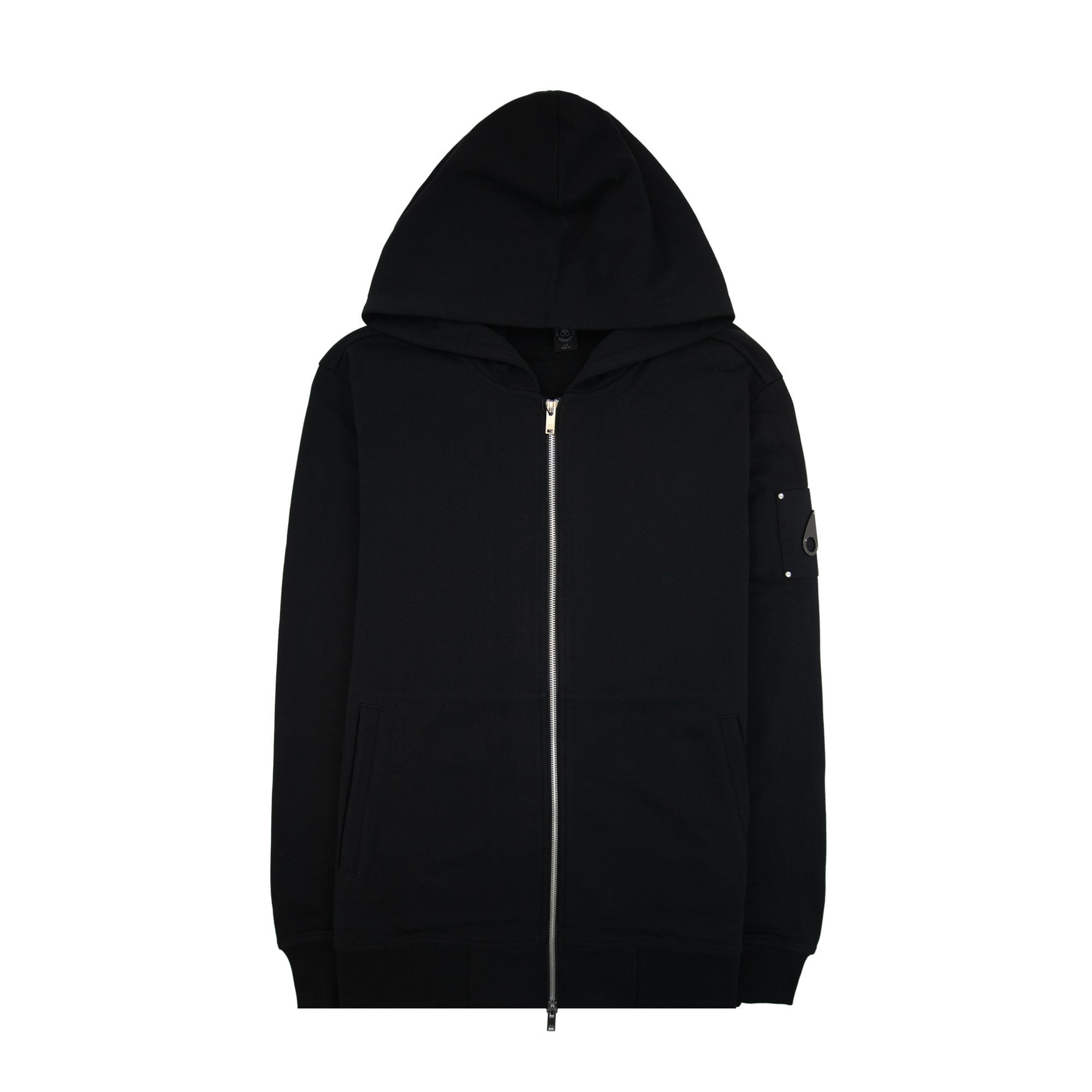 Moose Knuckles Hartsfield Zip Up Hoodie Black 292