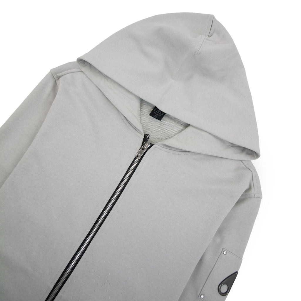 Moose Knuckles Hartsfield Zip Up Hoodie Stone 1453