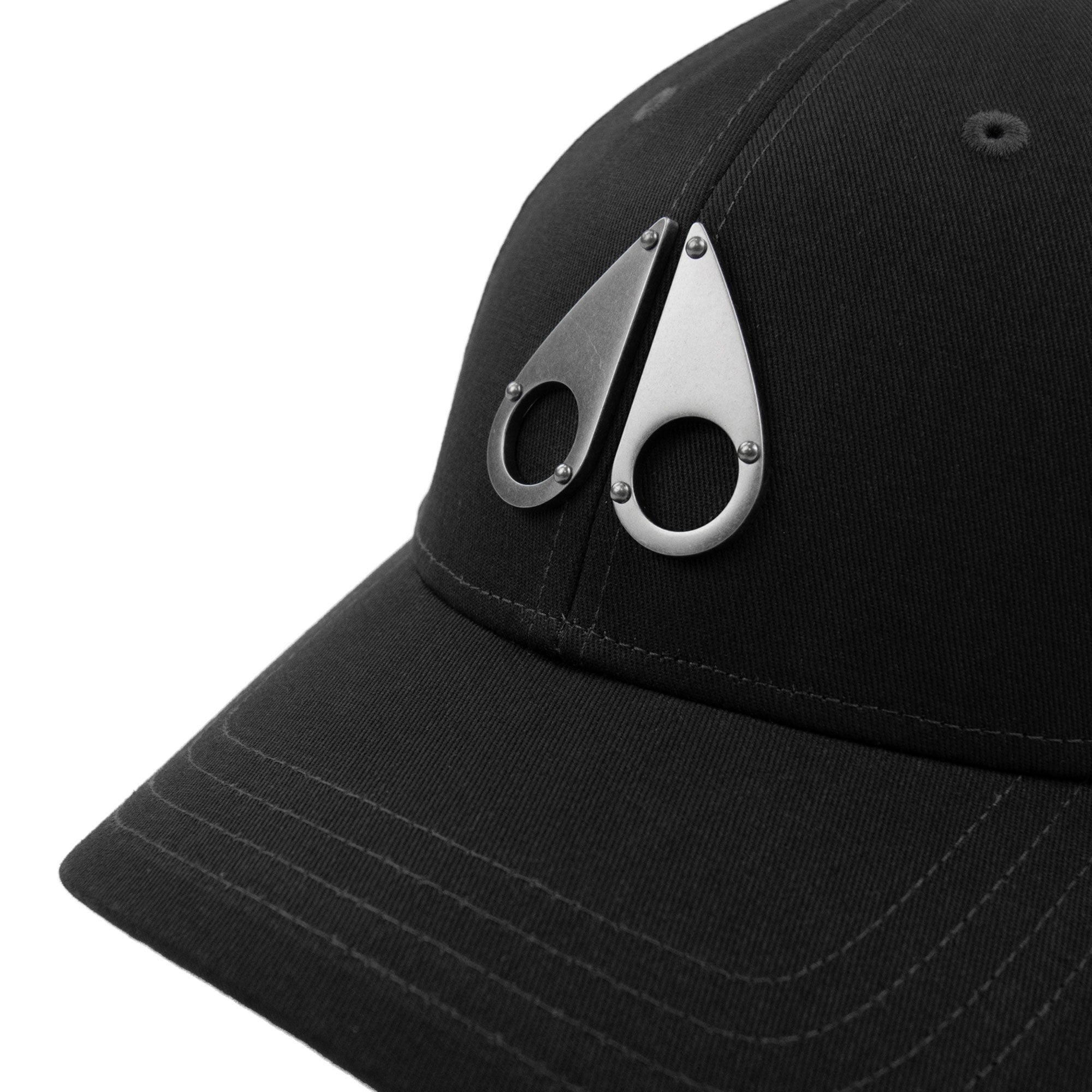 Moose Knuckles Logo Icon Cap Black 282