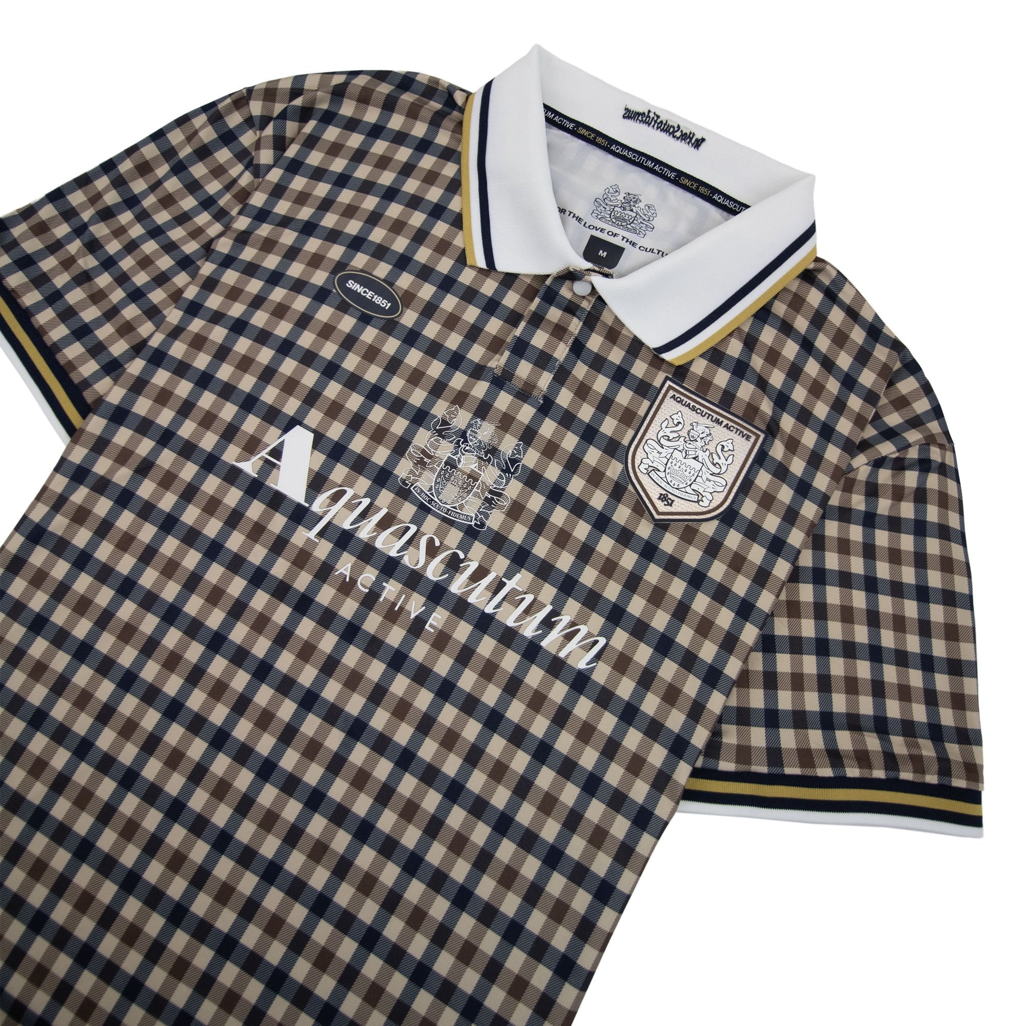 Aquascutum Since 1851 Soccer Polo Club Check 28