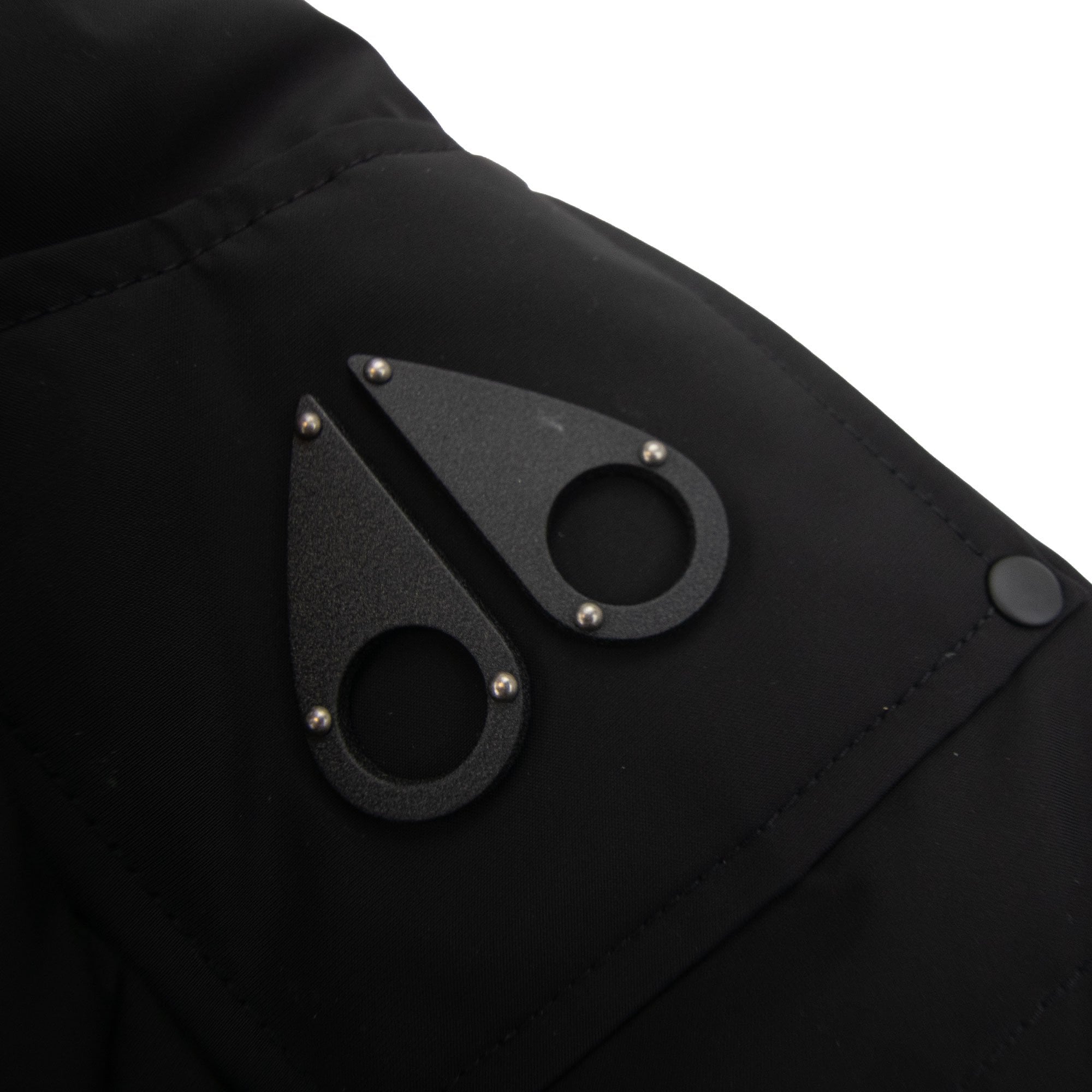 Moose Knuckles Onyx Scotchtown Shearling Bomber Jacket Blk W/blk 305