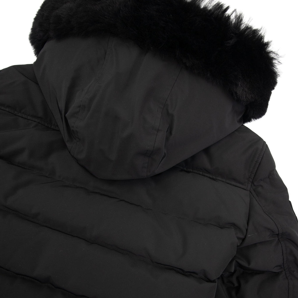 Moose Knuckles Onyx Scotchtown Shearling Bomber Jacket Blk W/blk 305