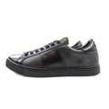 Burberry Ritson London Leather Check Trainers Black/brown
